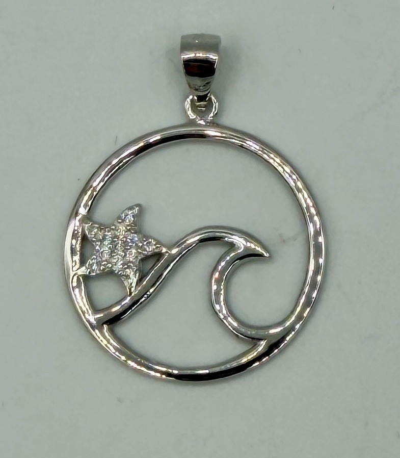 925 Sterling Silver Nautical Beach Theme Animal Pendants Charms Anchor Crab Wave