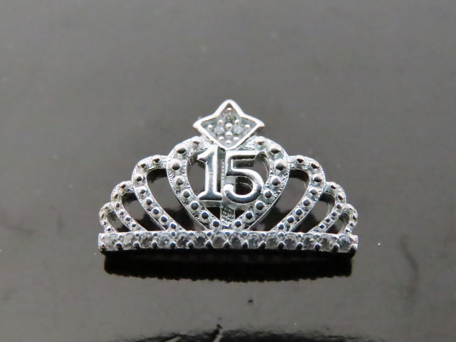 925 Sterling Silver 15 Years Birthday Pendant