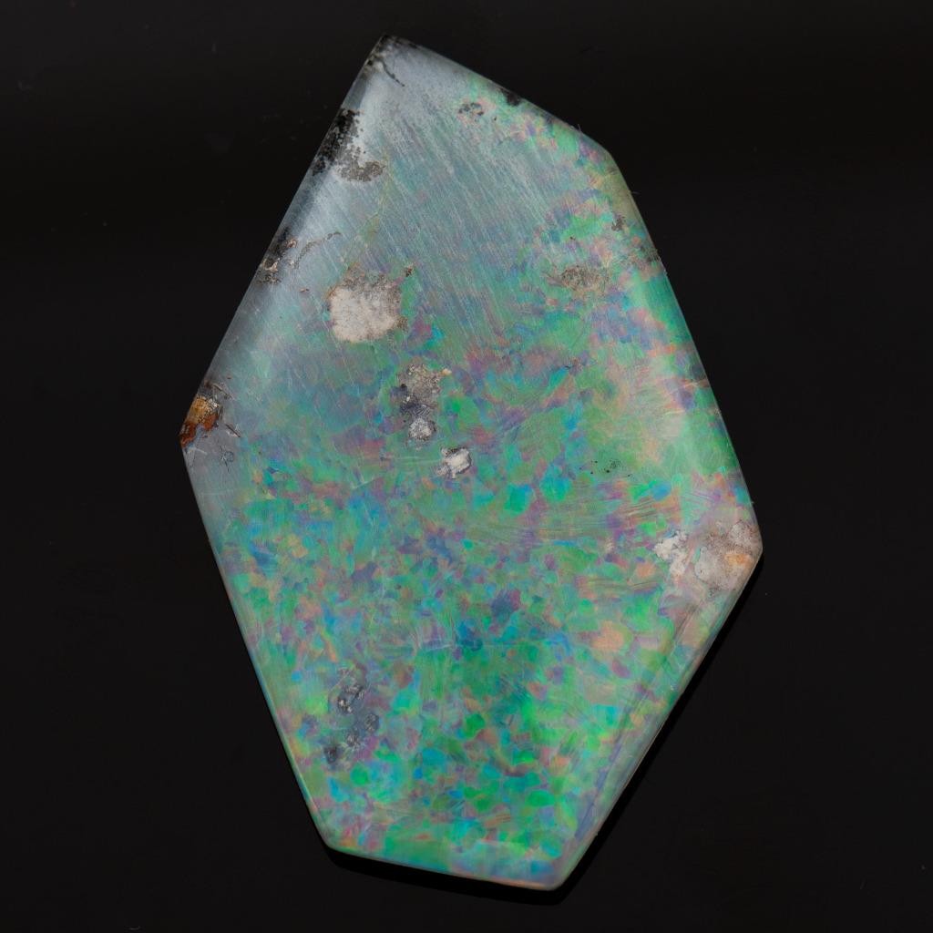 27.5ct Spencer Opal Cab Cabochon Sapphire Blue Triplicate Triplet for Pendant