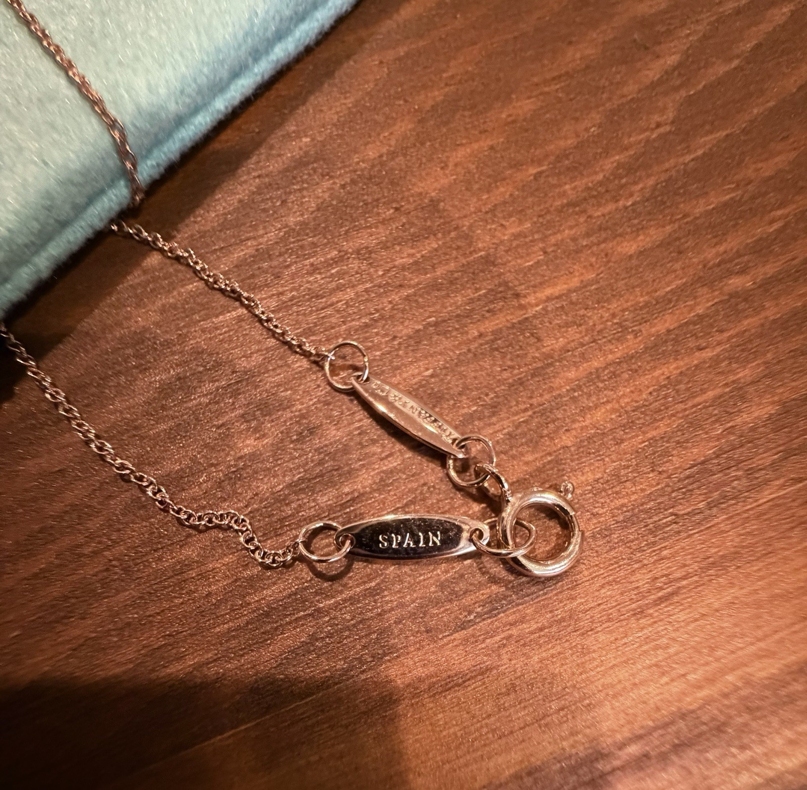Tiffany & Co. Elsa Peretti 18K Gold Open Heart Pendant Necklace 7mm