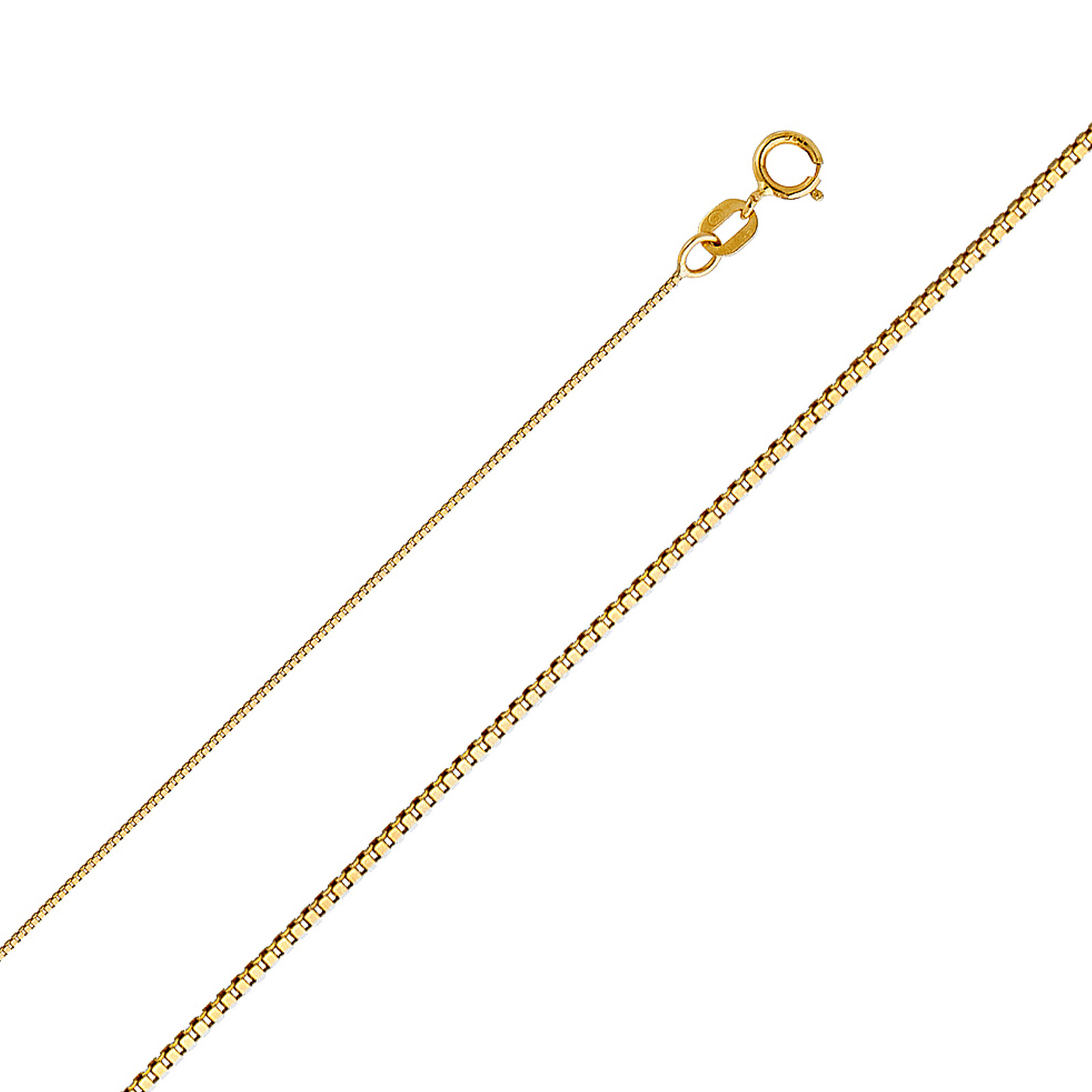 GOLD – 14K Yellow Gold 0.5mm Box Chain