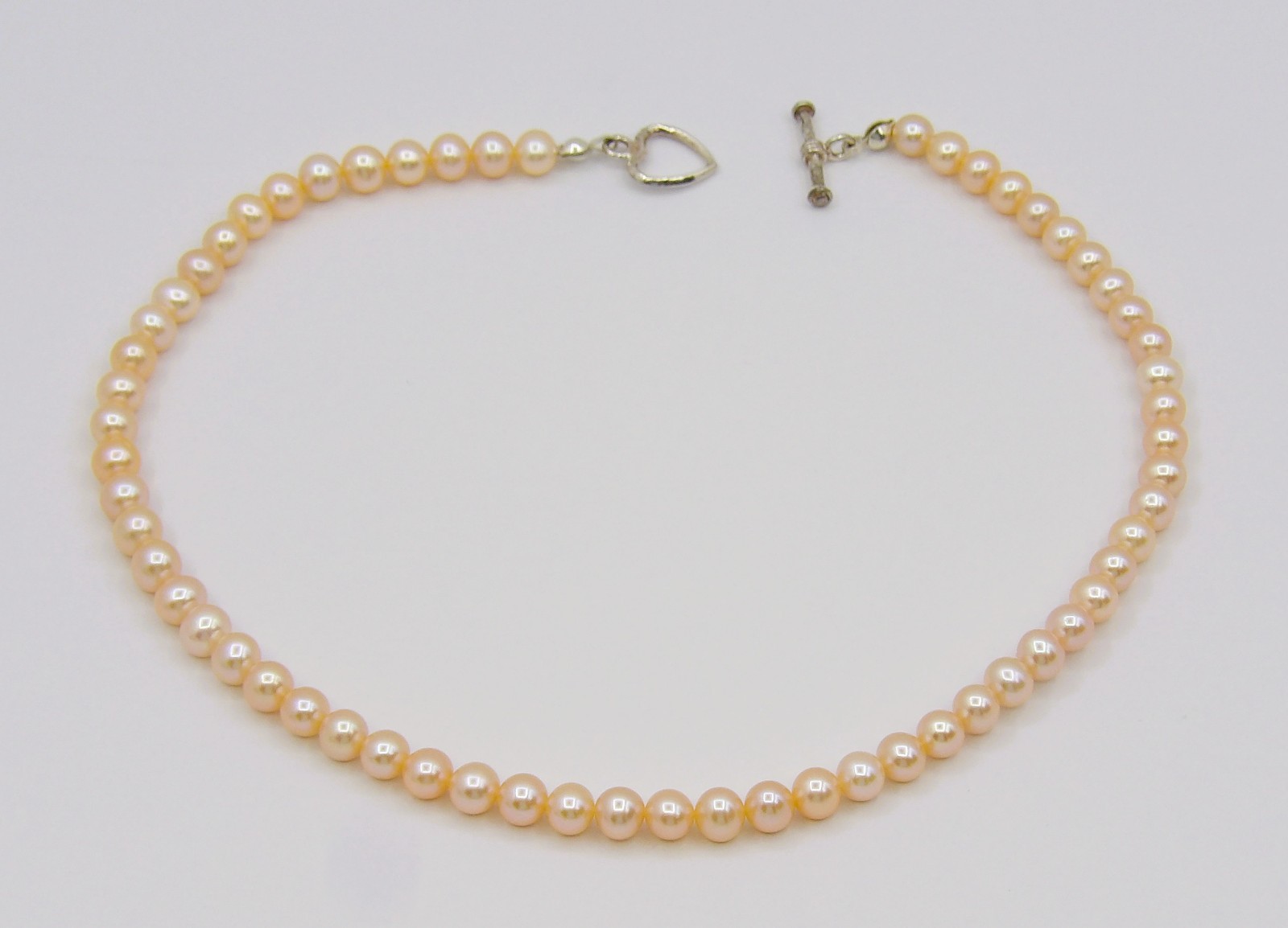 14″ inches High Quality Peach Potato Genuine Freshwater Pearl Necklace NK887