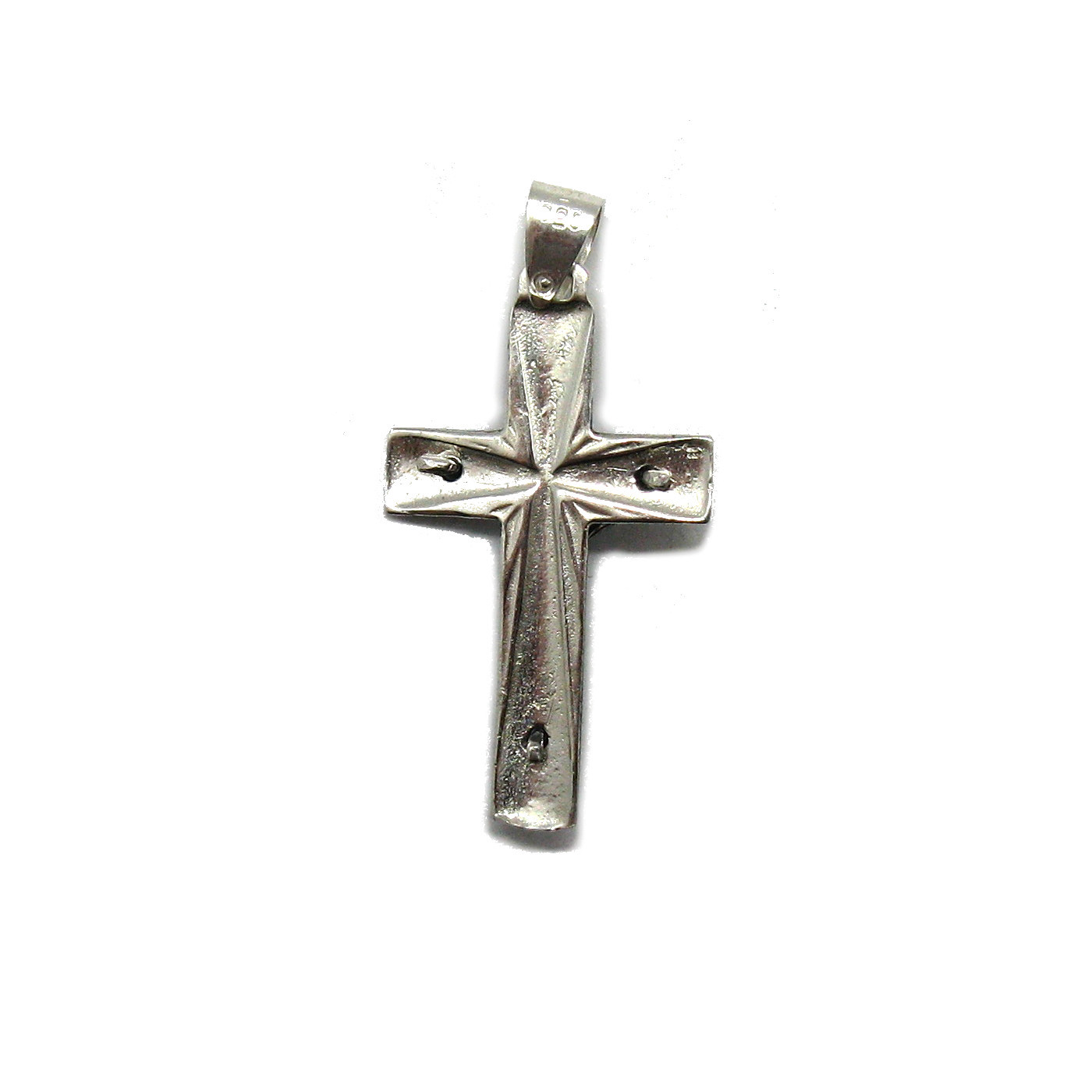 Genuine Sterling Silver Pendant Solid Hallmarked 925 Cross Nickel Free Handmade