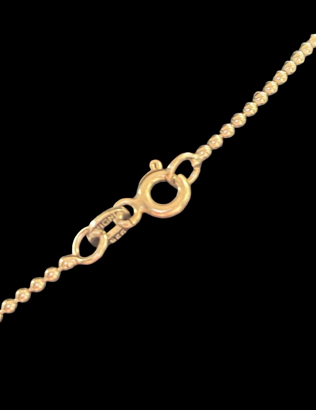 Flip Flop Pendant On Sterling Silver 925 Chain Necklace