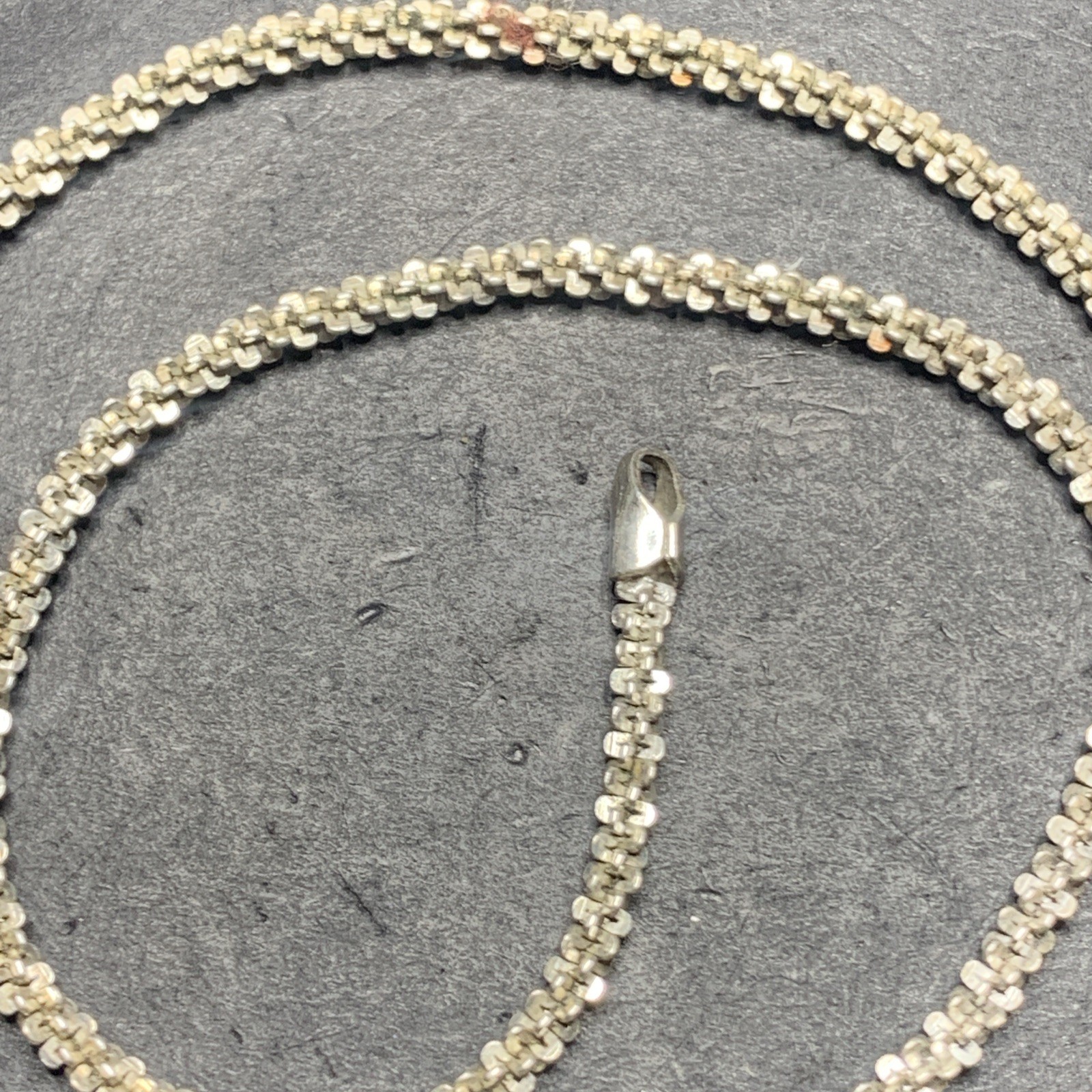 Sterling Silver 925 Necklace Pendant Y7 Popcorn Chain Elegant Modest Fashion Mom