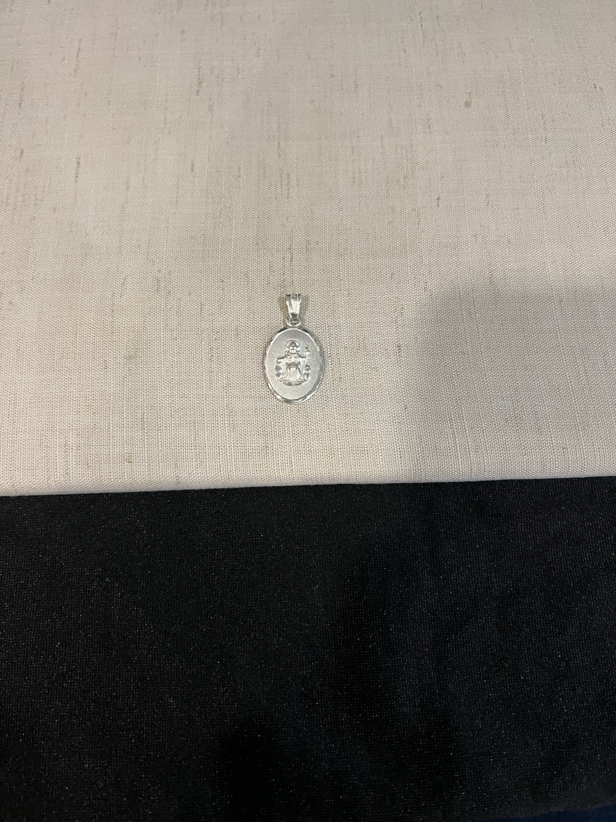 925 Sterling Silver Men Women Santo Nino de Atocha Holy Child Pendant Medal
