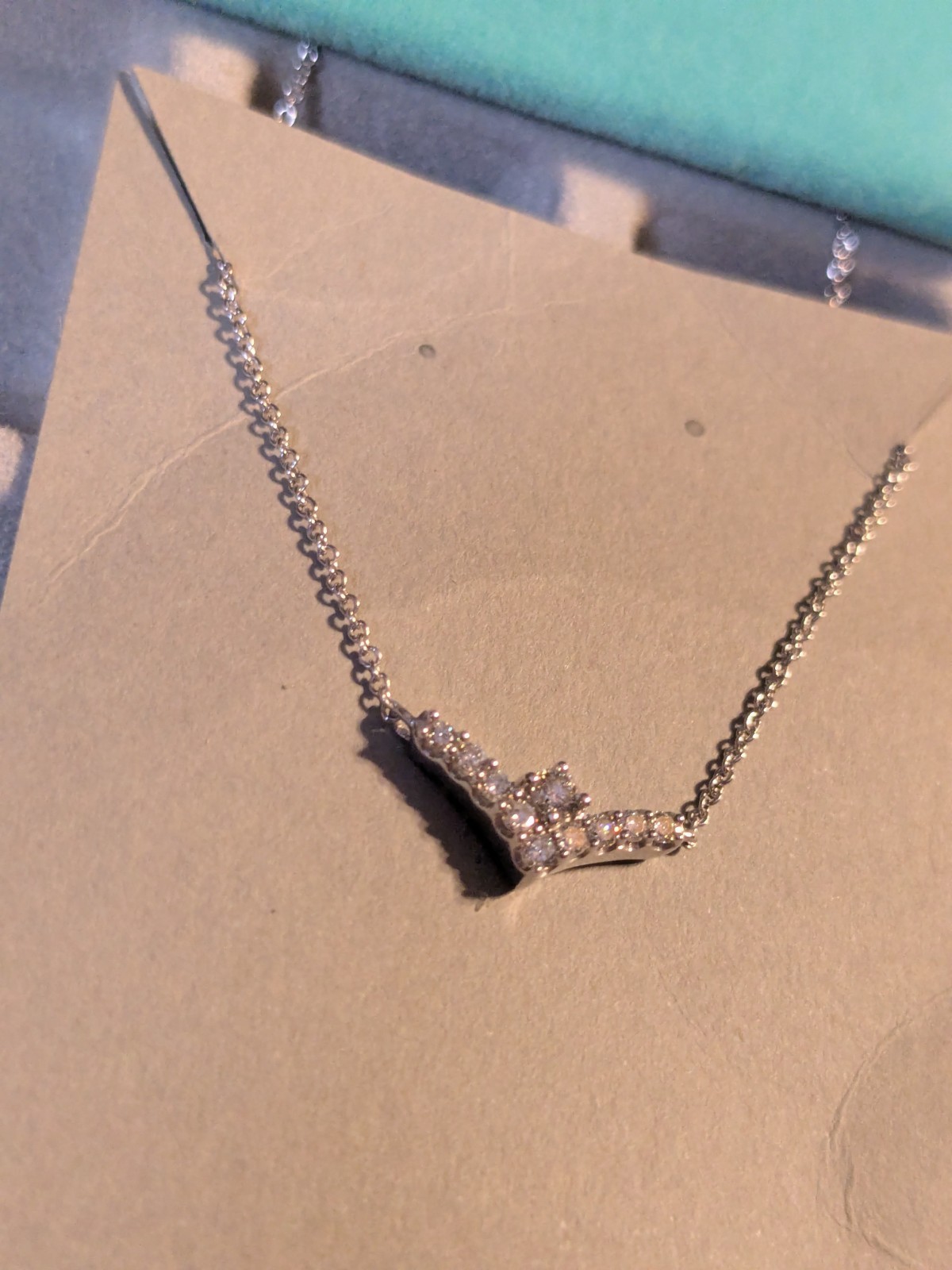 Brilliant Earth Diamond Pave Chevron Necklace