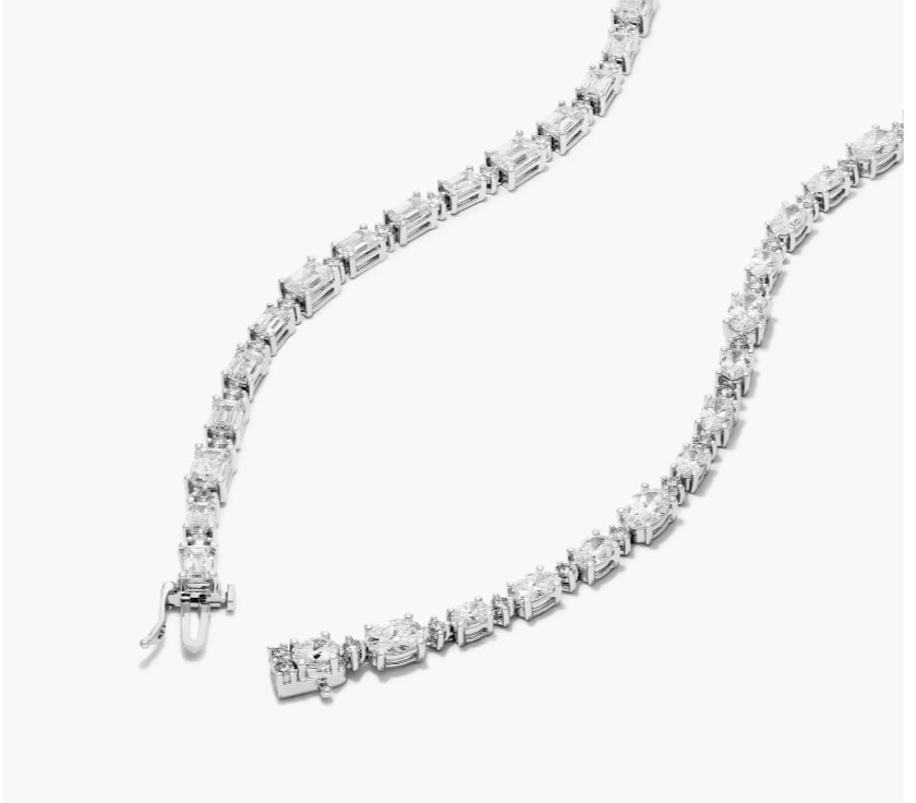 Opulent Dream Diamond Necklace in 14K Gold Vermeil over Sterling Silver