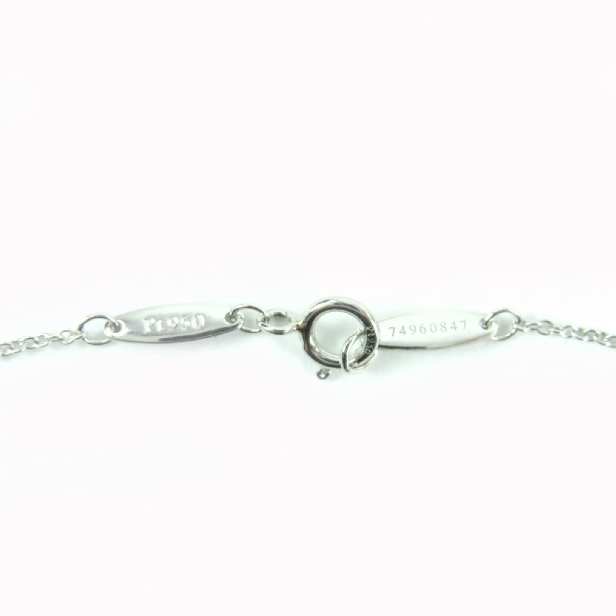 Tiffany & Co. Elsa Peretti By The Yard PT950 0.23ct I VVS1 3EX NONE 1PD Necklace