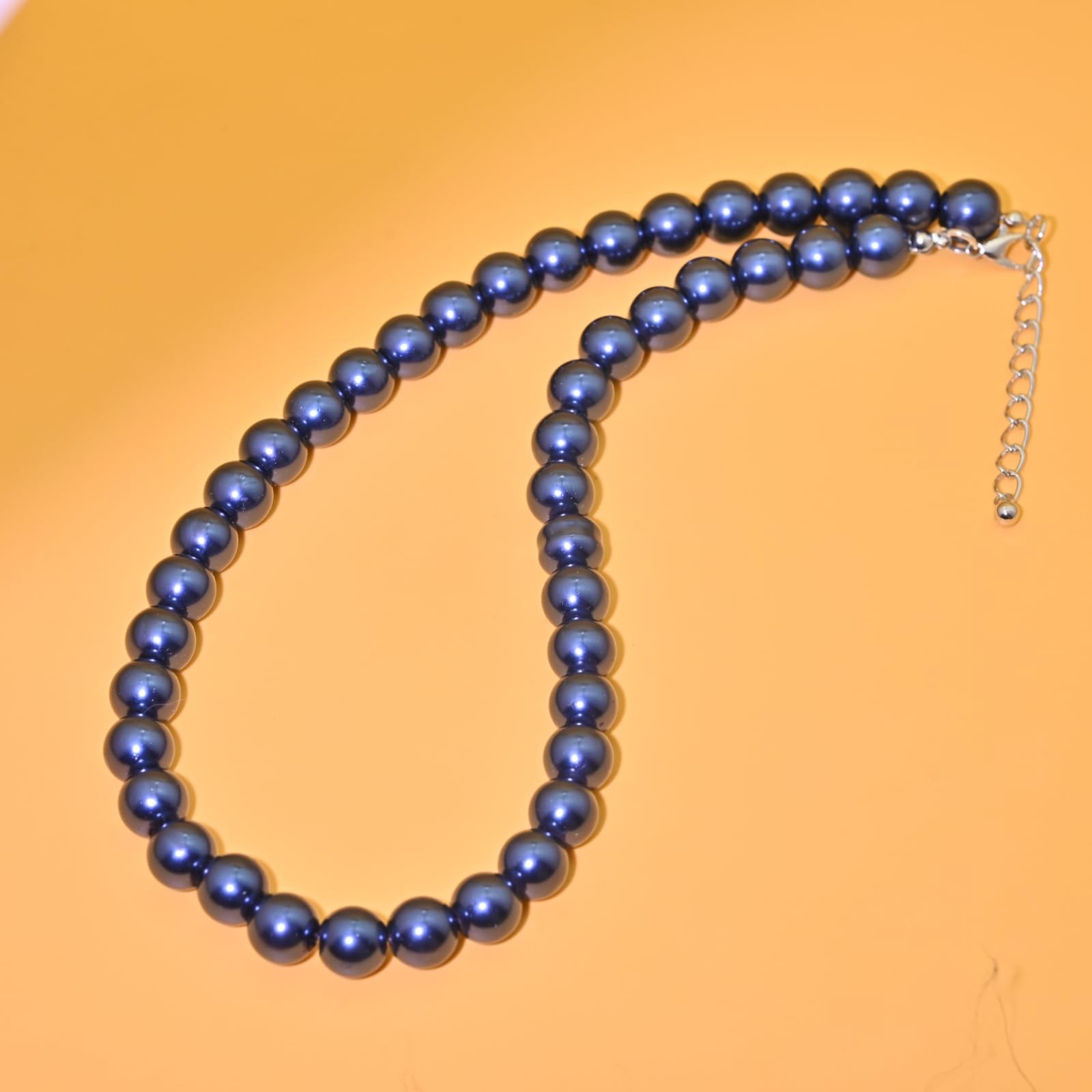 Colorful Mood Choker Baroque Bead Imitation Pearls Necklace, Women, Adults Simpl