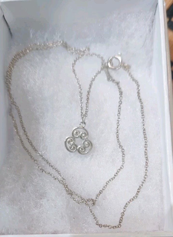 Vintage Sterling Silver Tripoli Necklace Marked T&Co. 925 & ©Paloma Picasso