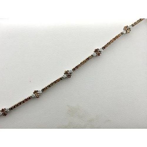 LeVian 14K White Gold Chocolate Diamond G-H SI1 2.95 cts Pendant Necklace