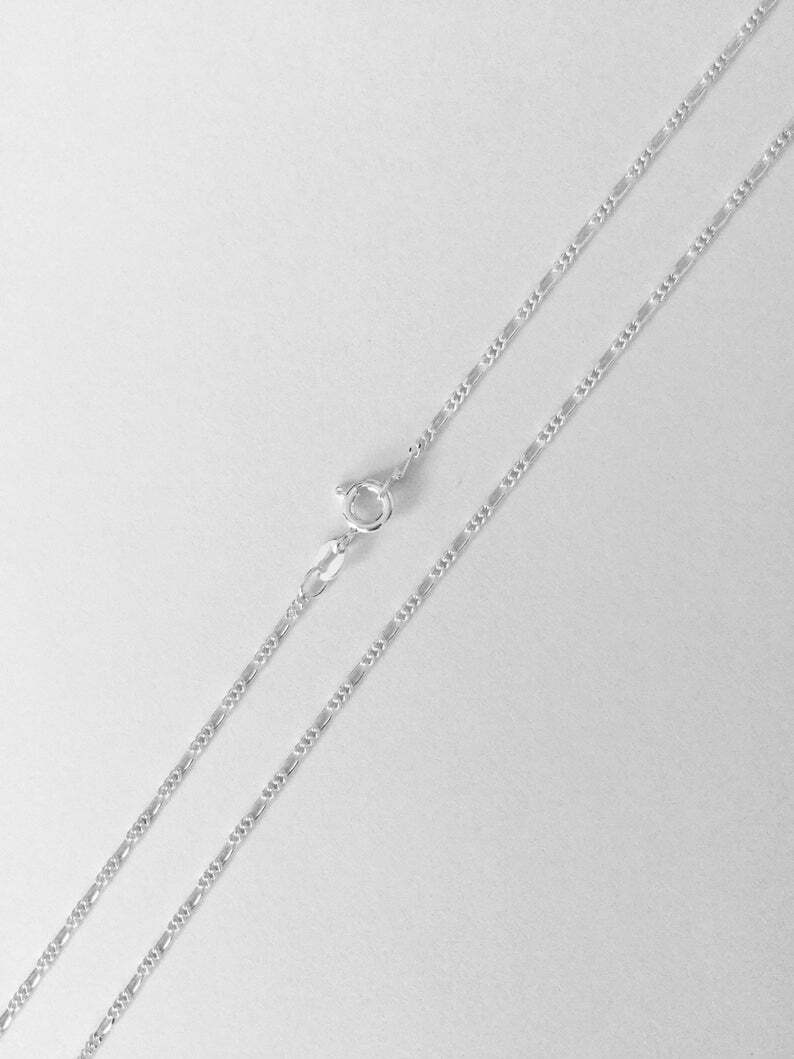 925 Silver Saint Benedict Cross Necklace 20″/Cadena San Benito Cruz plata- ESP14