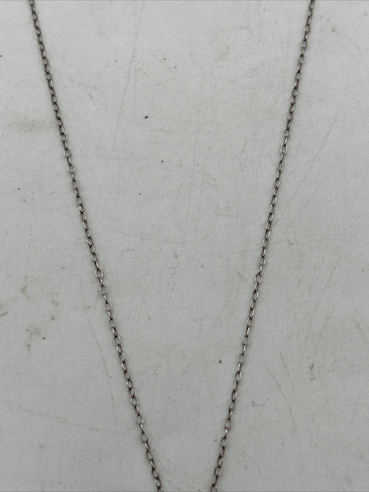 Sterling Silver Key Pendant Necklace 17” – 2.17 Grams