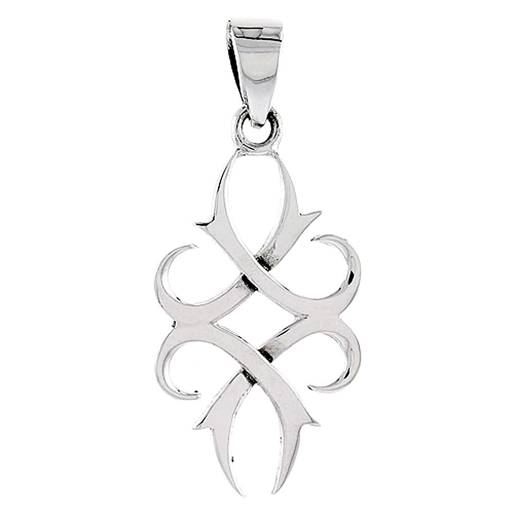 925 Sterling Silver Celtic Knot Charm, 1/4″ Pendant Charm New