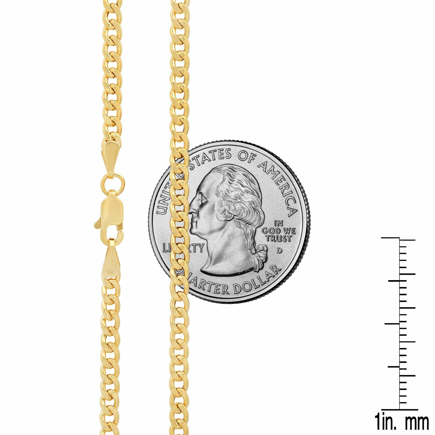 10k Yellow Gold Miami Cuban Link Chain Bracelet 2mm-9.5mm Size 7″-30″ Hollow