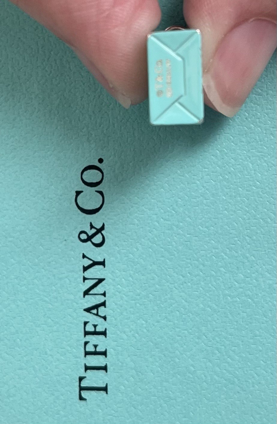 Tiffany & Co. Enamel Shopping Bag Charm