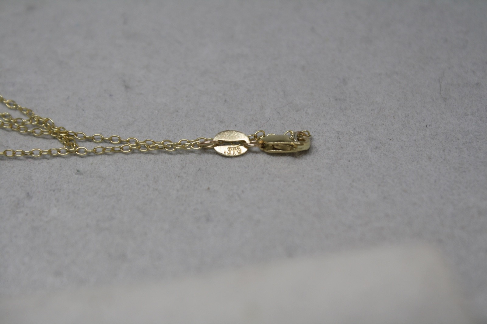 100% BRAND NEW 9K Solid Yellow Gold 1.2mm Link Necklace Chain 70cm Lobster Clasp
