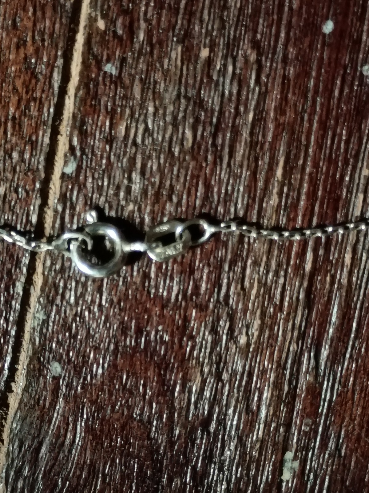 925 Sterling Silver Seahorse Pendant With Chain And Stones, Italy
