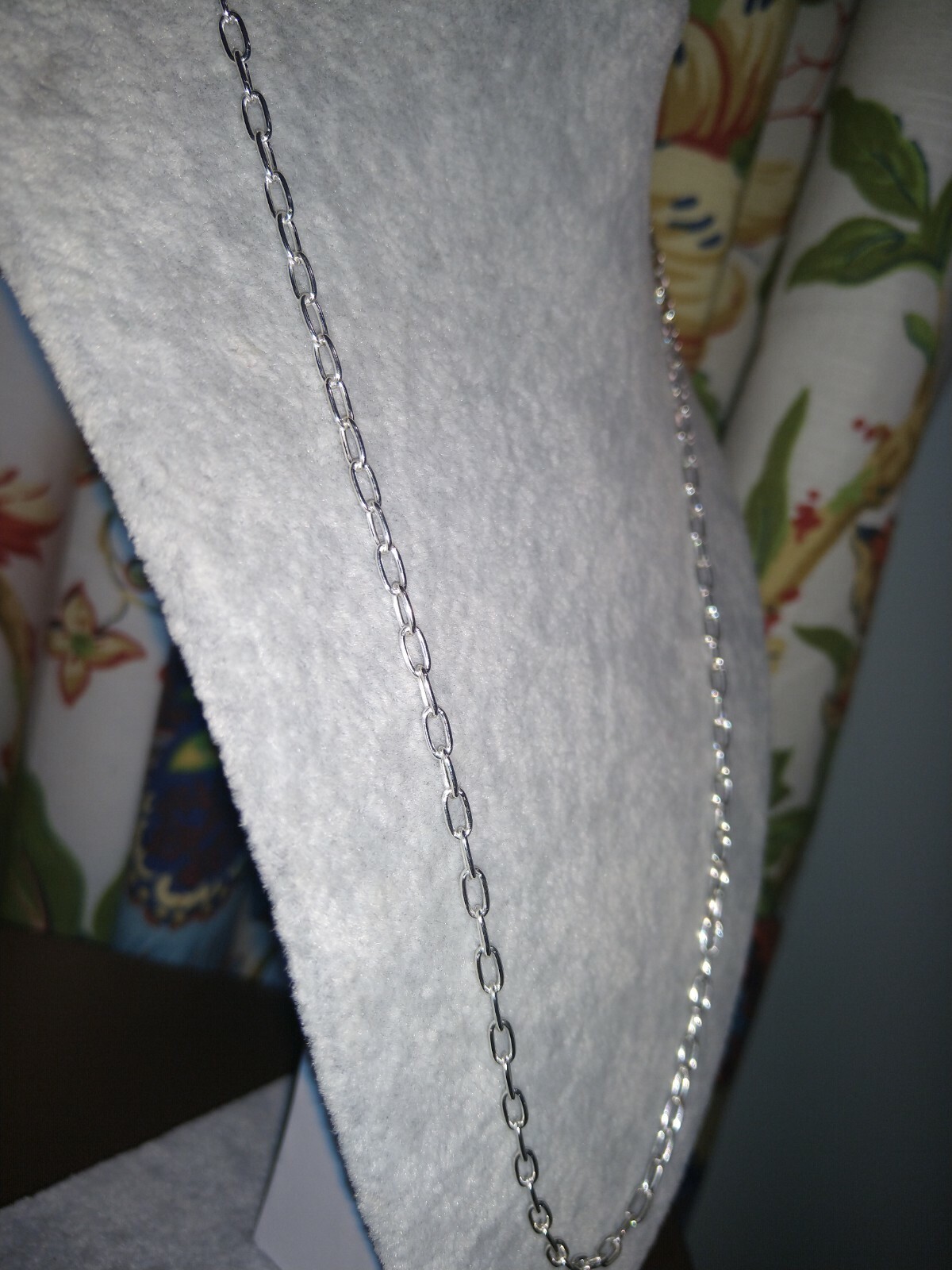 Gorgeous Italian Sterling Silver 80 Gauge Paper Clip Link Ncklce (22″) (8.10 g)