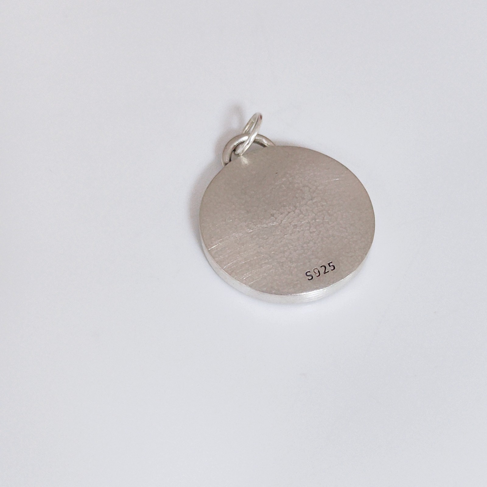 Tropical Beach Landscape Pendant Handmade Ocean Nature Charm Silver with box
