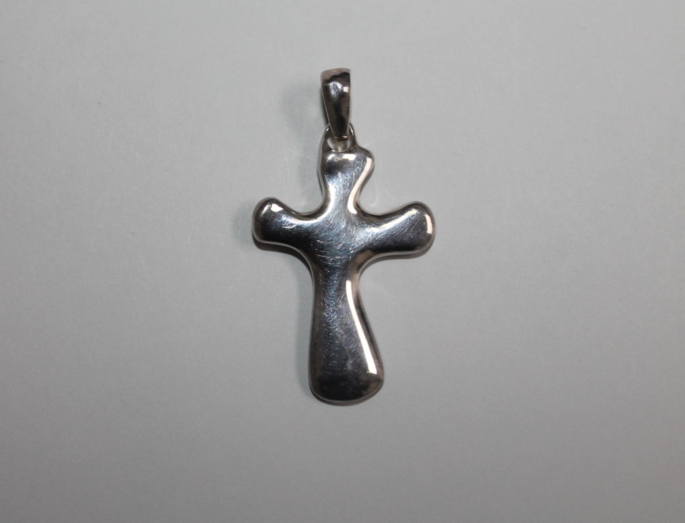 Robert Lee Morris Studio Sterling Silver Modern Art Cross Pendant [066GCM]