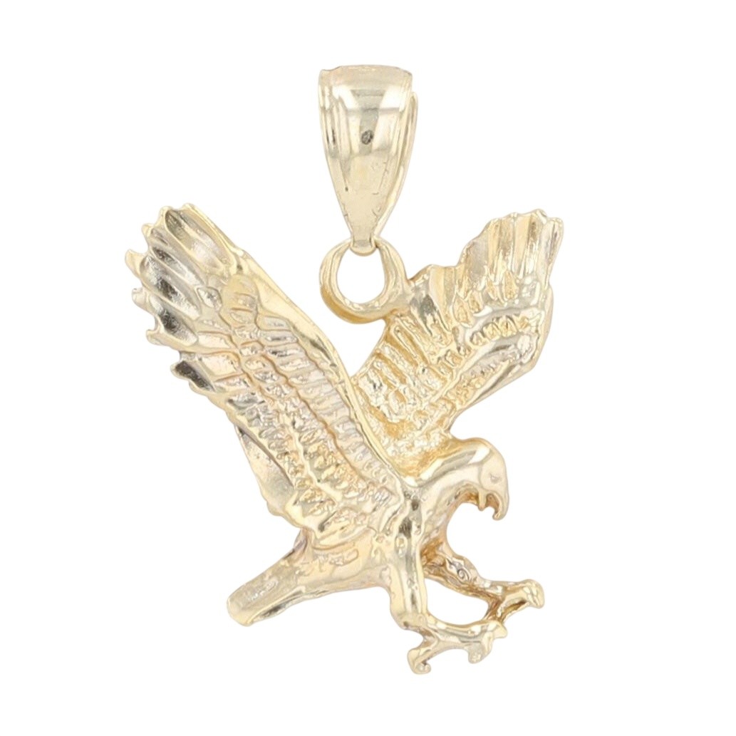 20.5mm American Eagle Pendant Without Chain 10k Yellow Gold 1.44 Grams