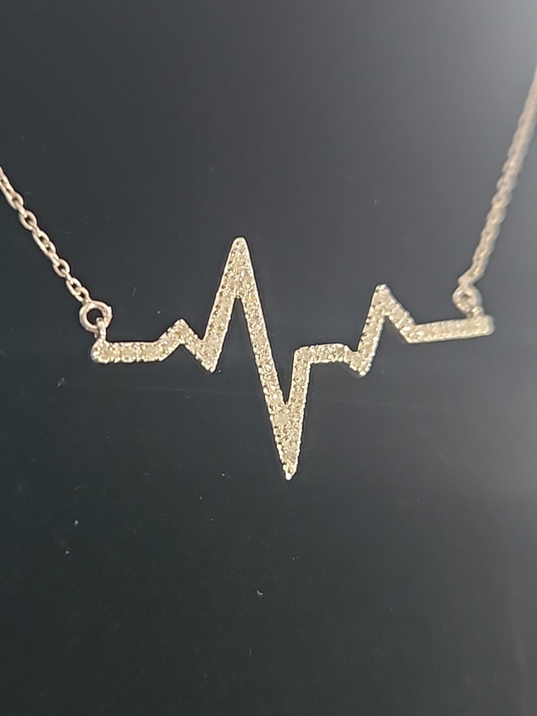 Unbranded Sterling .925 India Heartbeat Necklace Chain
