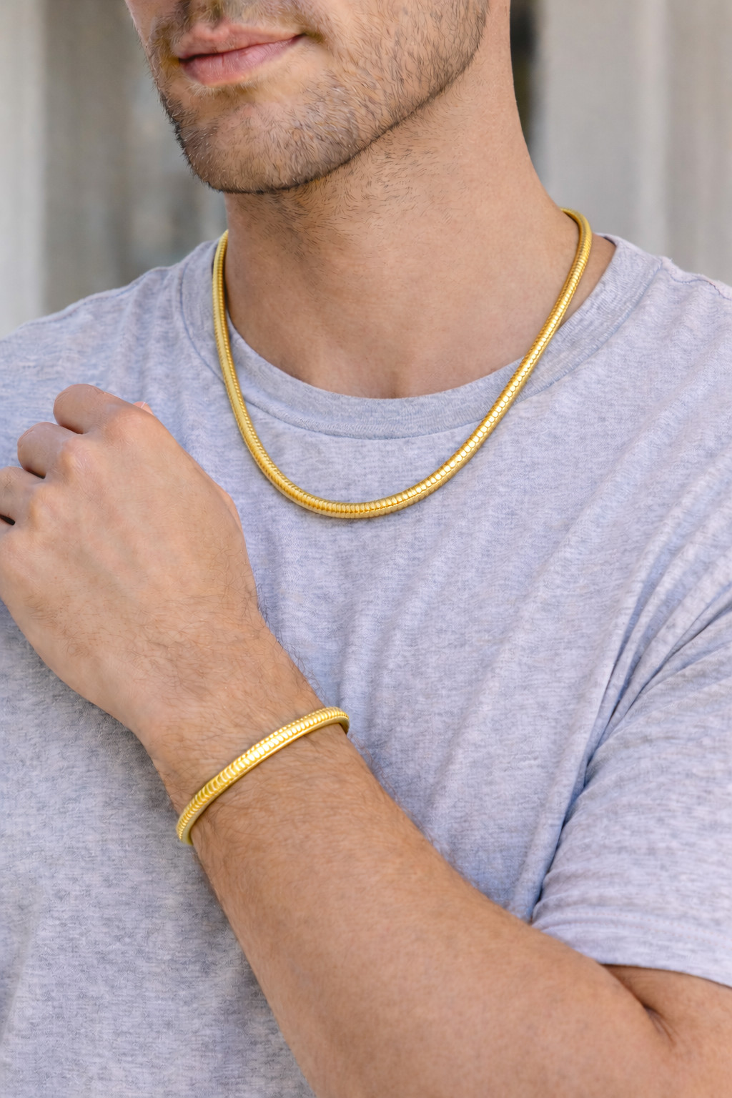 Italian 1/200 14k Yellow Gold Overlay Herringbone Chain Necklace cadena