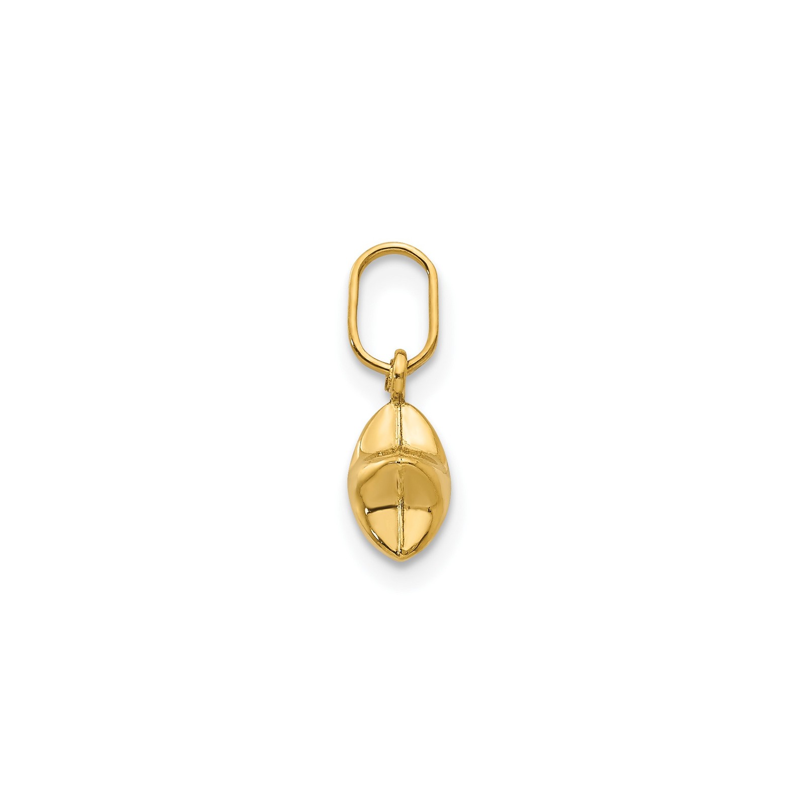 14k Yellow Gold Star Pendant Charm Polished 13mm Celestial Minimalist
