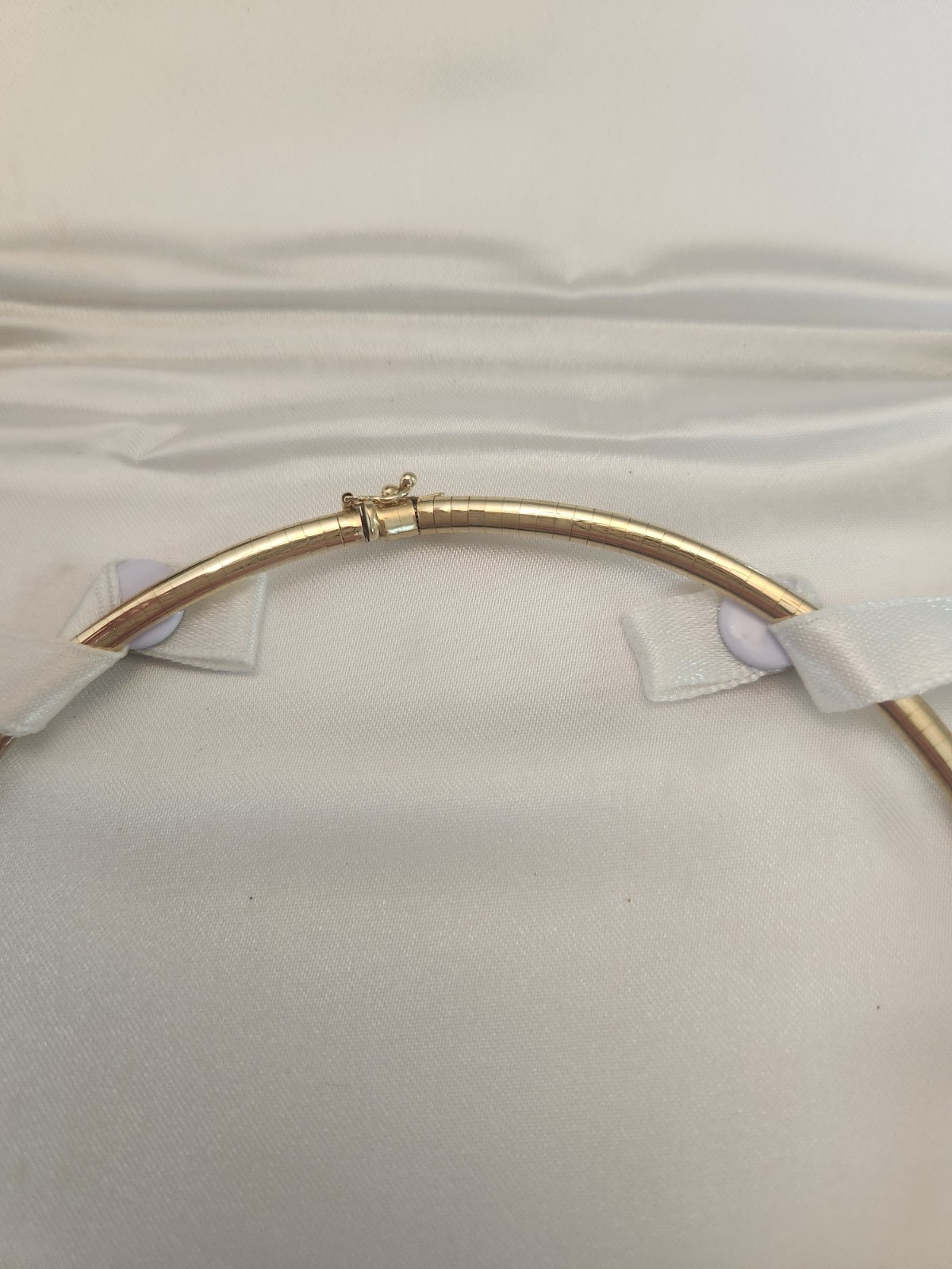 Jared 14K Yellow Gold 4mm Omega Necklace Chain 16″ Italy 16.9g