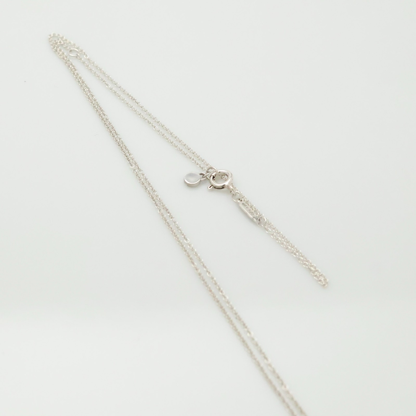 Authentic Tiffany & Co. Return to Round Necklace Silver 925 & Rubedo w/Pouch