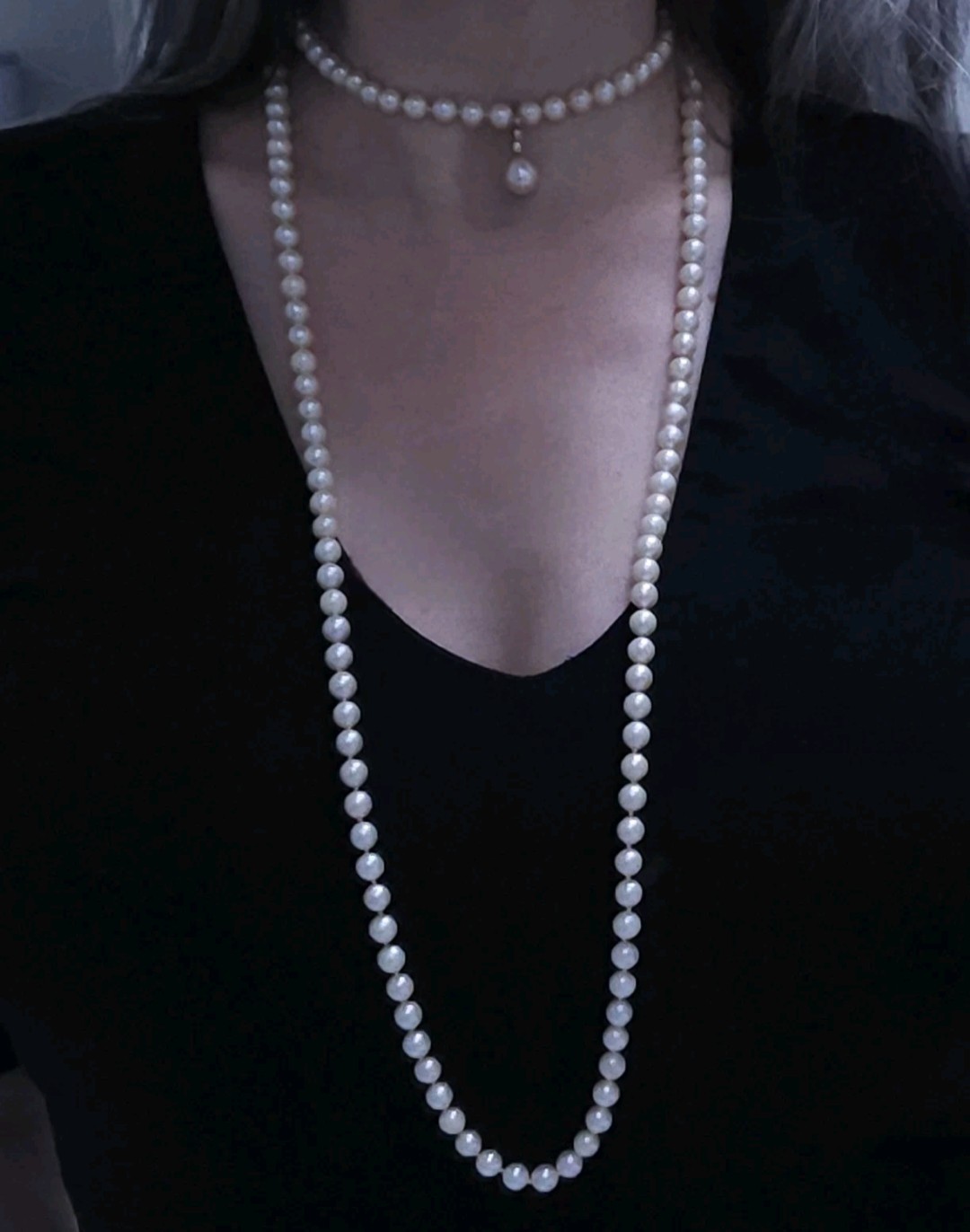 14k Yellow Gold South Sea Pearl & Diamonds Enhancer Pendant Locking Bail Estate