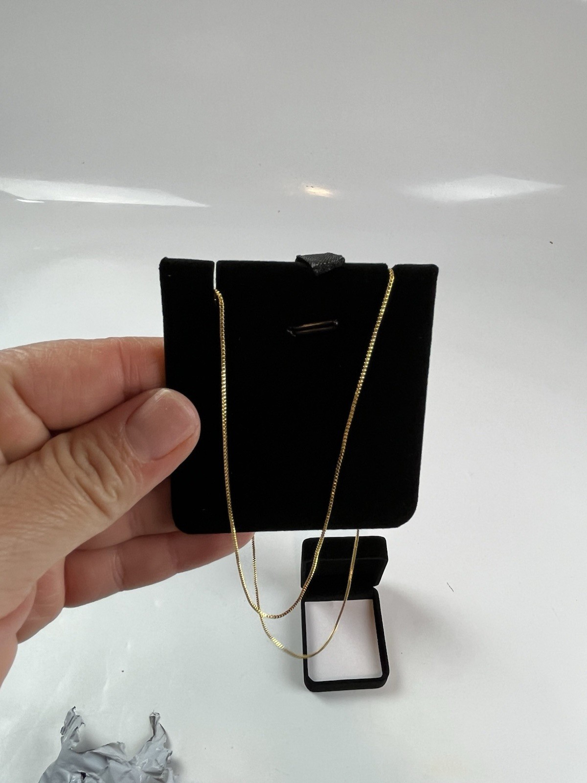 Spetlex 14K Yellow /white/rose Gold Box Chain Necklace Lobster Clasp 20in