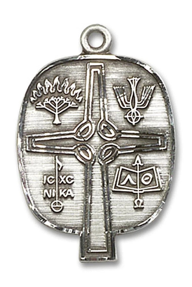 Sterling Silver Presbyterian Medal Pendant Necklace 24″ Chain GiftBox