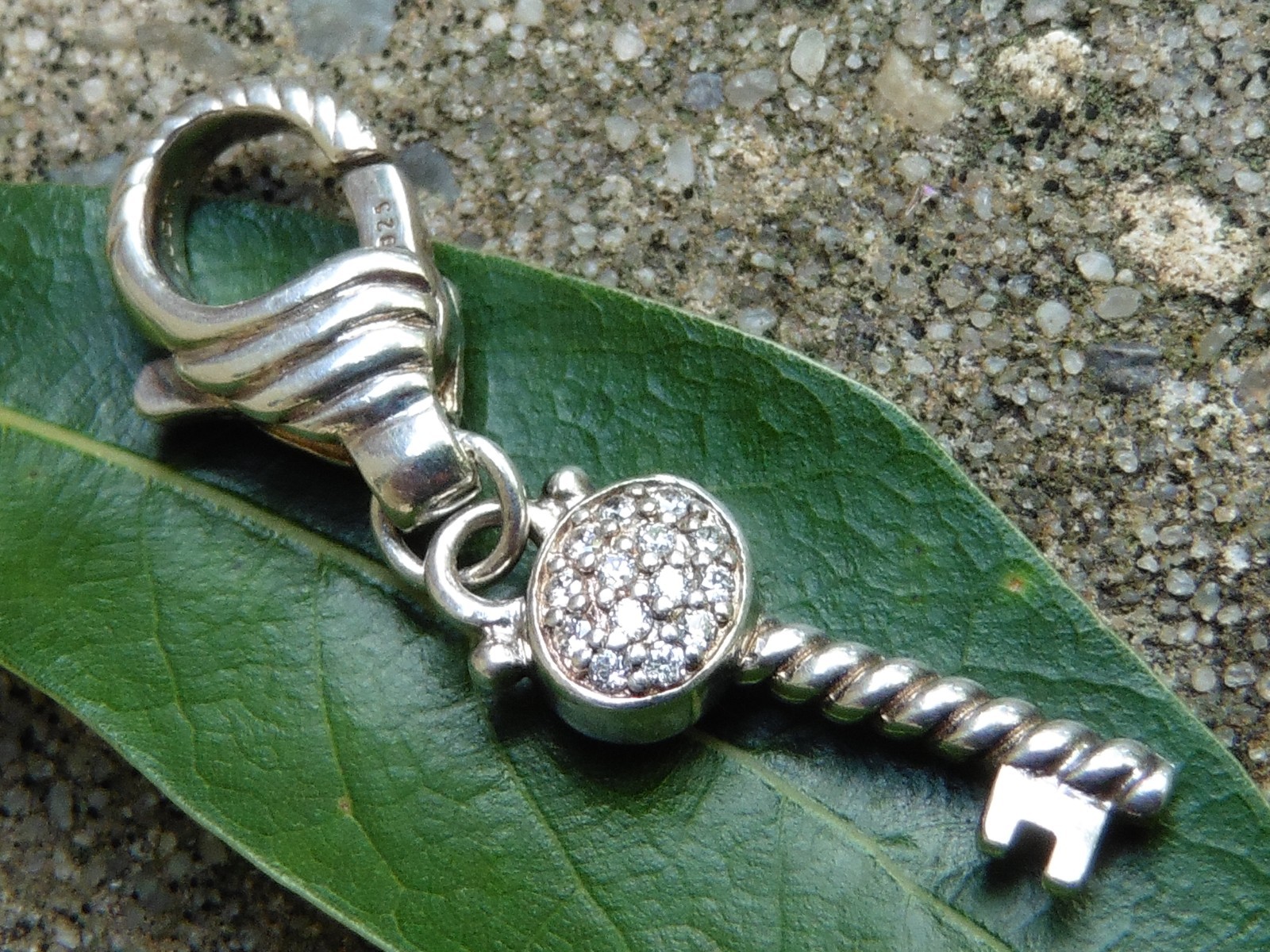 Judith Ripka Key Charm/Pendant S.S. 925