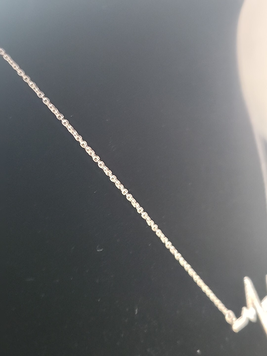 Unbranded Sterling .925 India Heartbeat Necklace Chain