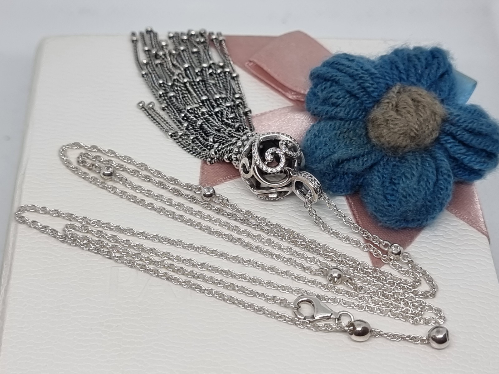 NEW Genuine Pandora Spring 2018 Enchanted Tassel Pendant Necklace 70cm 💕 BOXED