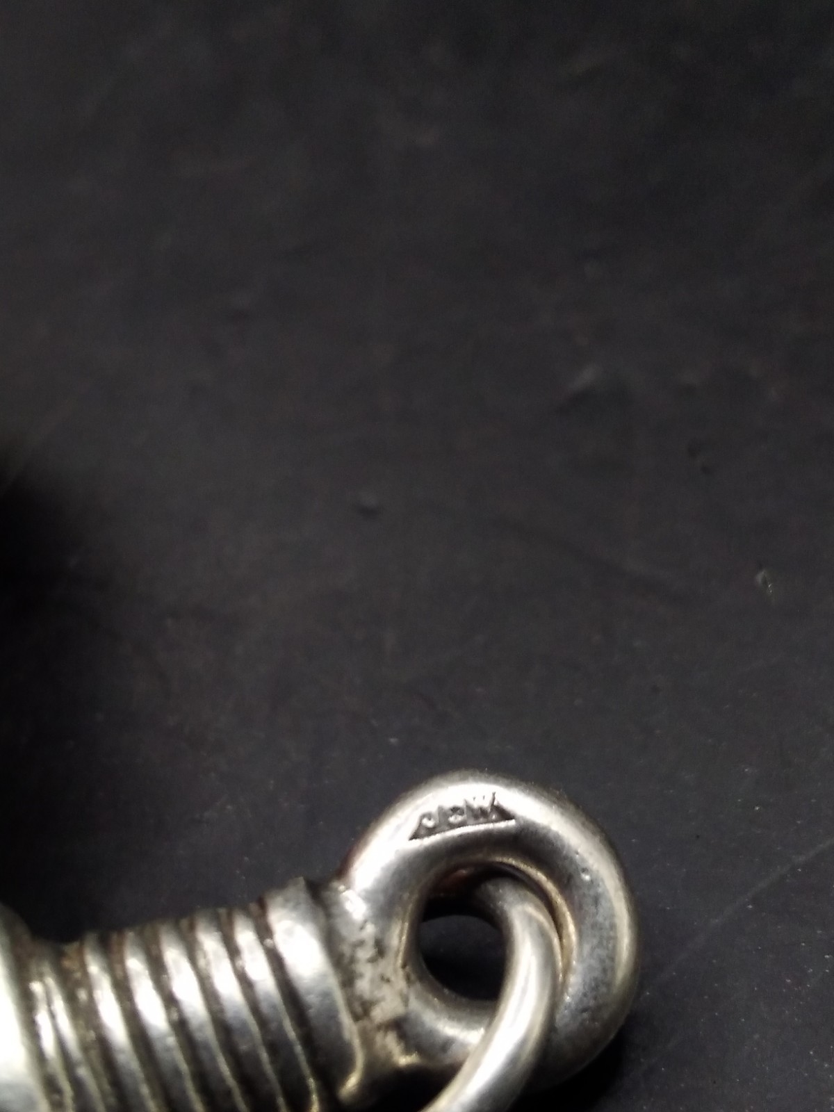 Vintage Hallmarked Silver Pendant/Charm Unknown Unique Curio Piston Likeness