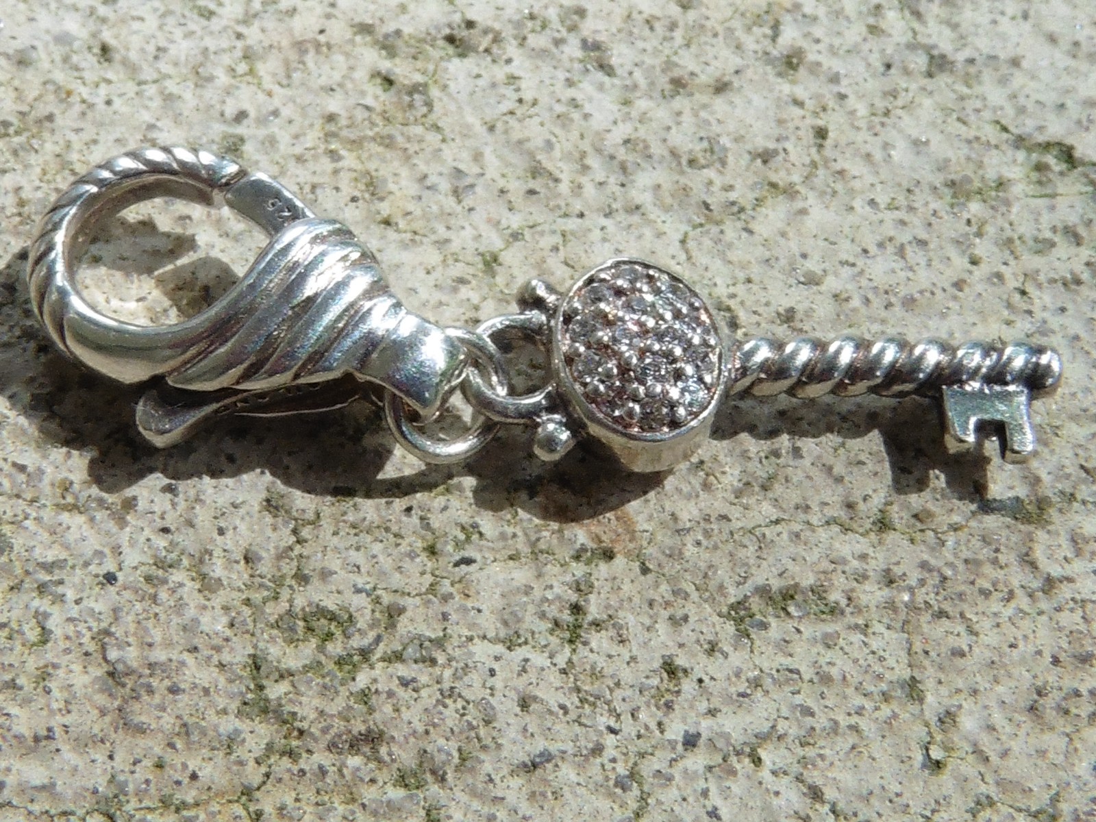Judith Ripka Key Charm/Pendant S.S. 925