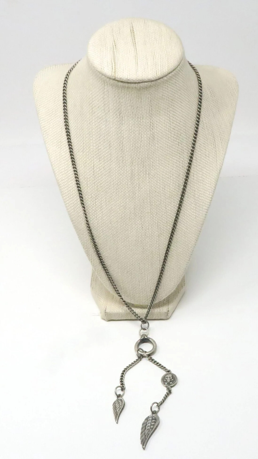 King & Queen Baby Sterling Silver Necklace 23.5″ 40.8g .925 29986