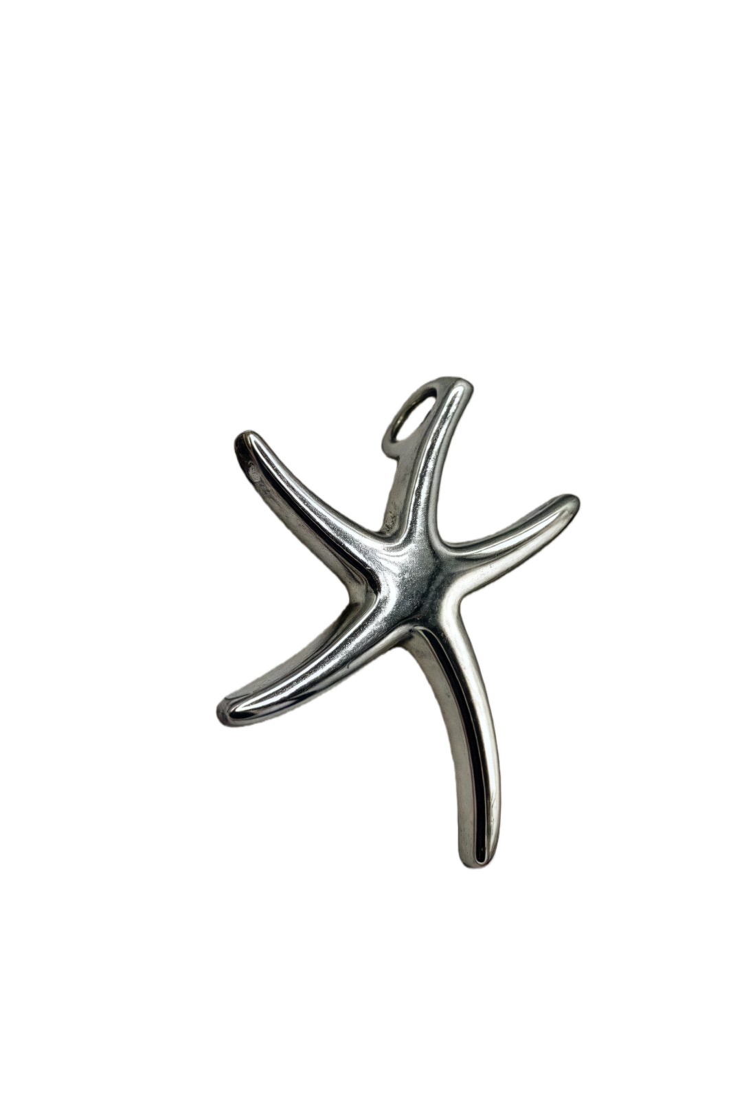 Sterling Silver 925 Large Starfish Sea Star Pendant Beach Ocean Sea Life ATI