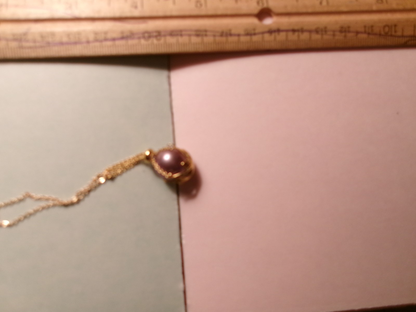 PEARL IN CAGE ABOUT 13 HALF DROGON BALL… NECKLACE