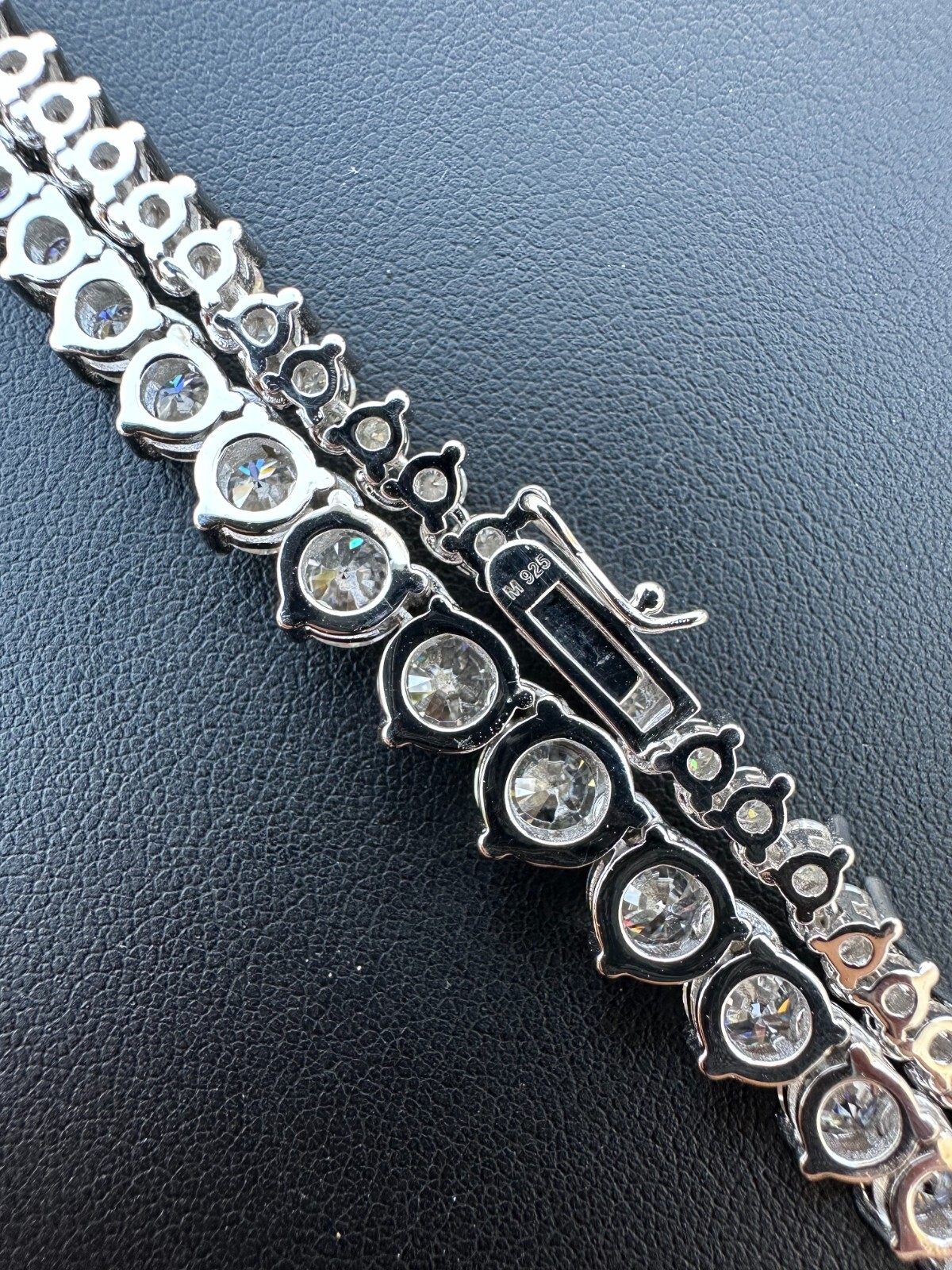 Real Iced MOISSANITE Riviera 3-7mm Graduated Tennis Chain Necklace – VVS D Color