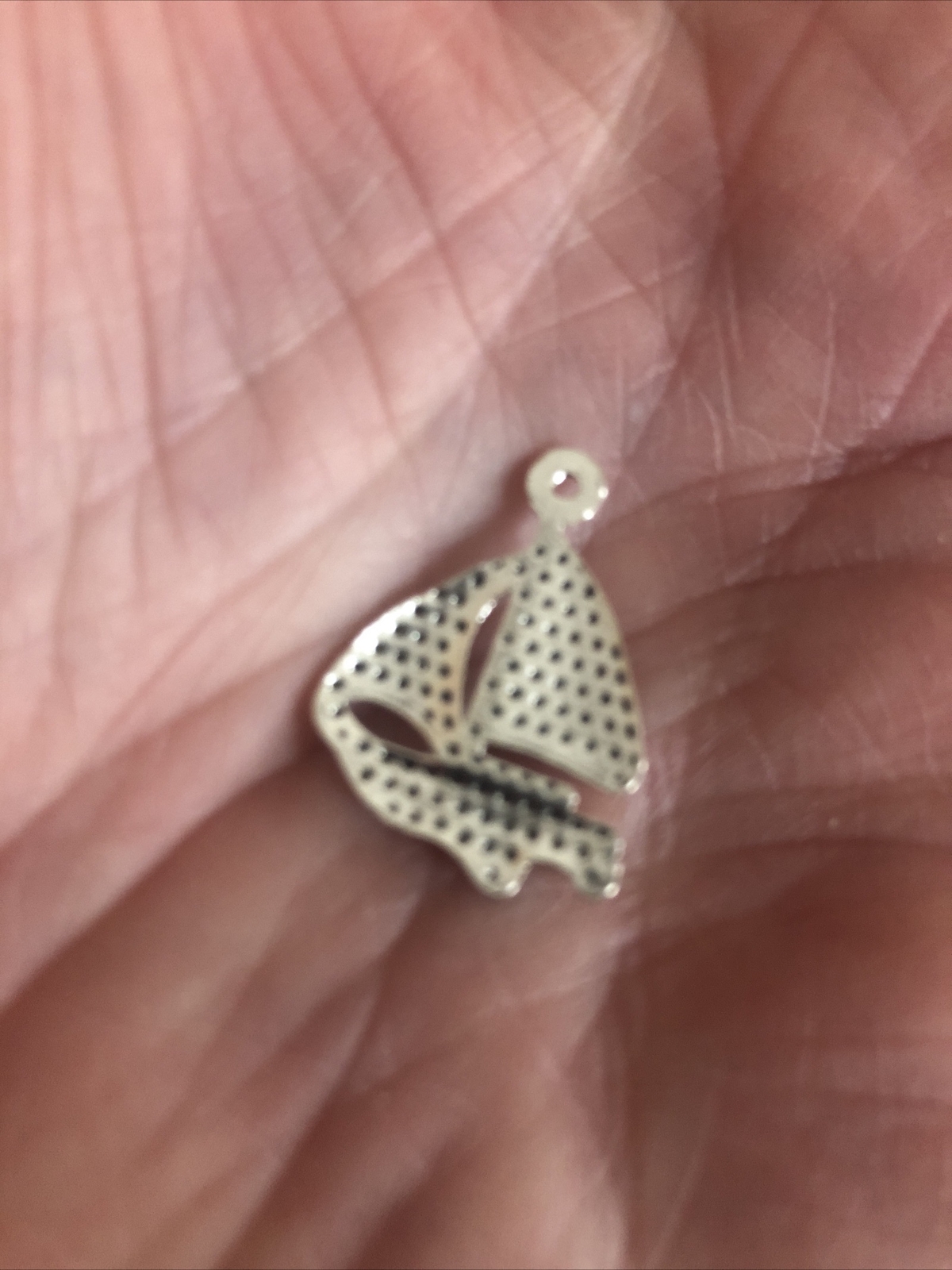 Sailboat Pendants/Charms Metal 1.2″ New 10 pieces Silver & Bronze