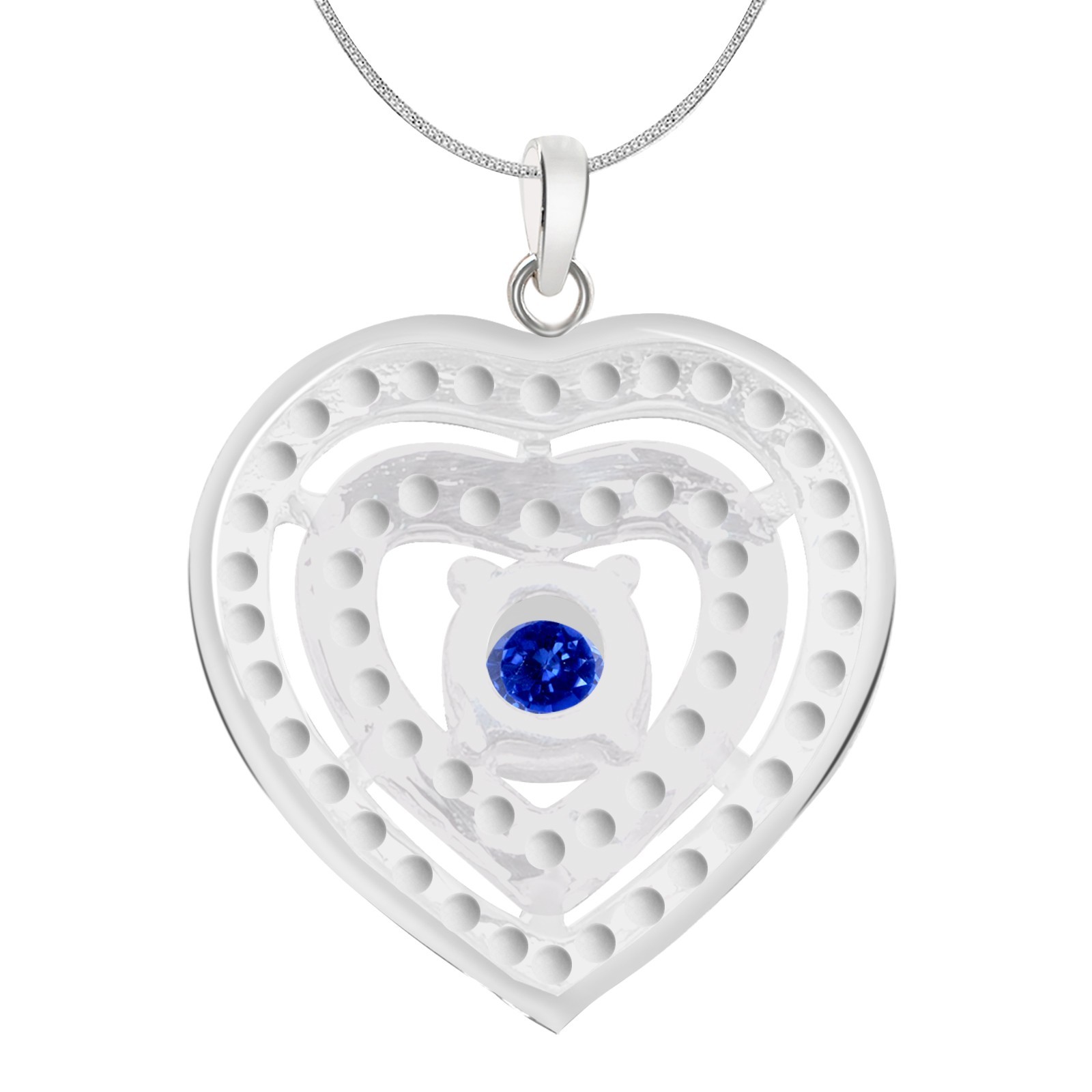 2.05Ct Natural Certified Tanzanite & White Diamond Women’s Pendant – Tariff Free