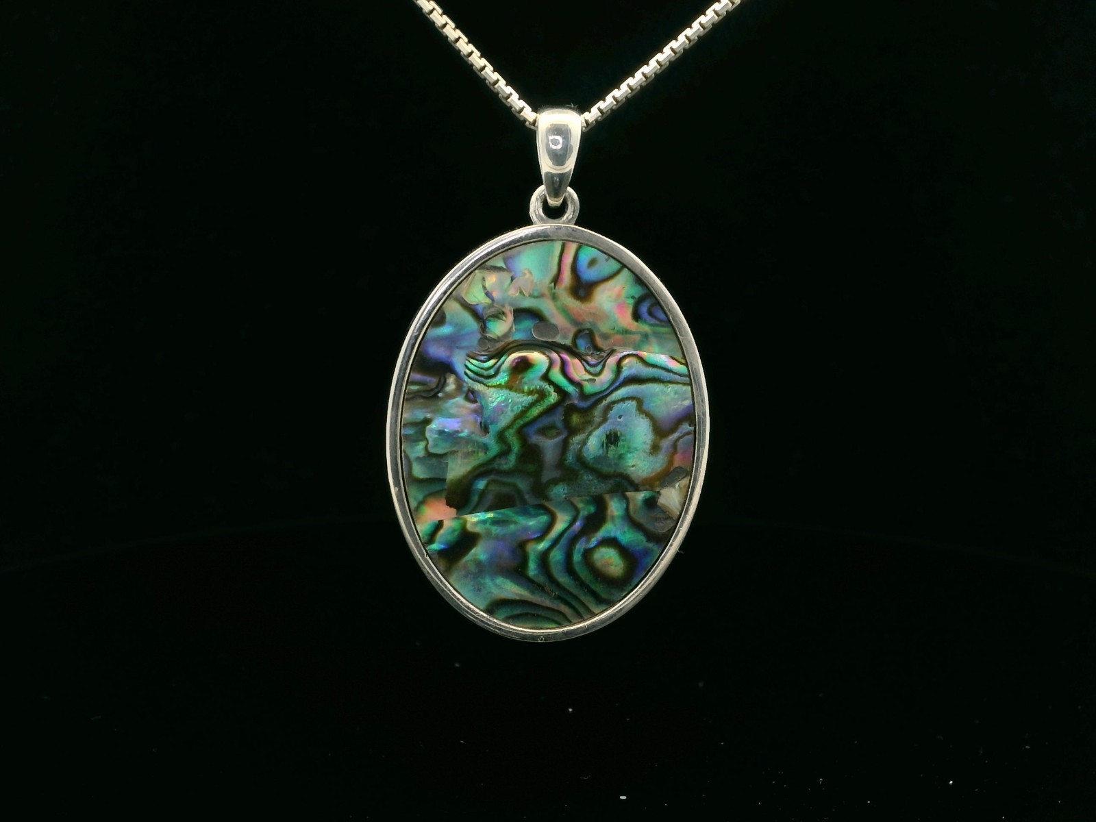 Sterling Silver Saint Michael Necklace on Abaline