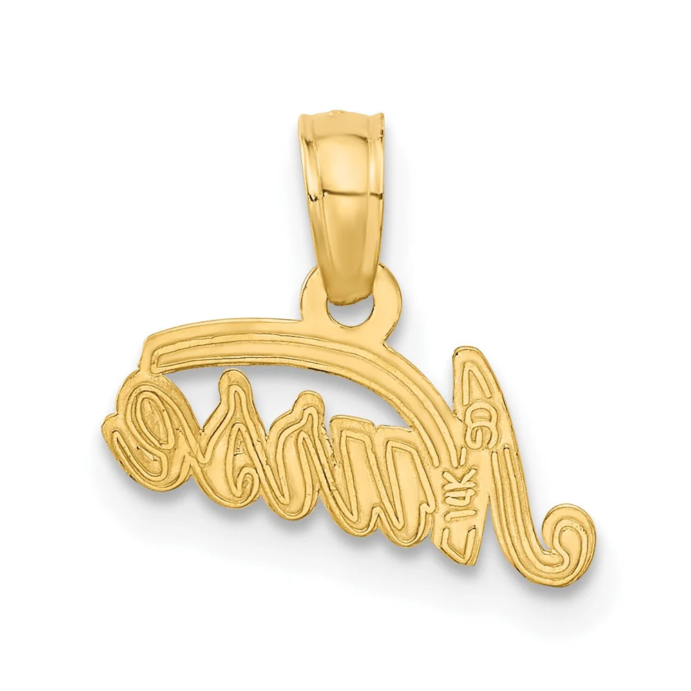 10K / 14K Yellow Gold Nurse Pendant