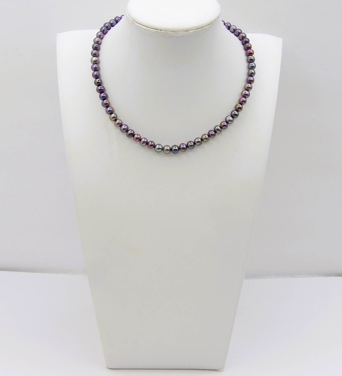 14 inches Long HQ Dark Potato Genuine Freshwater Pearl Necklace Jewelry NK898