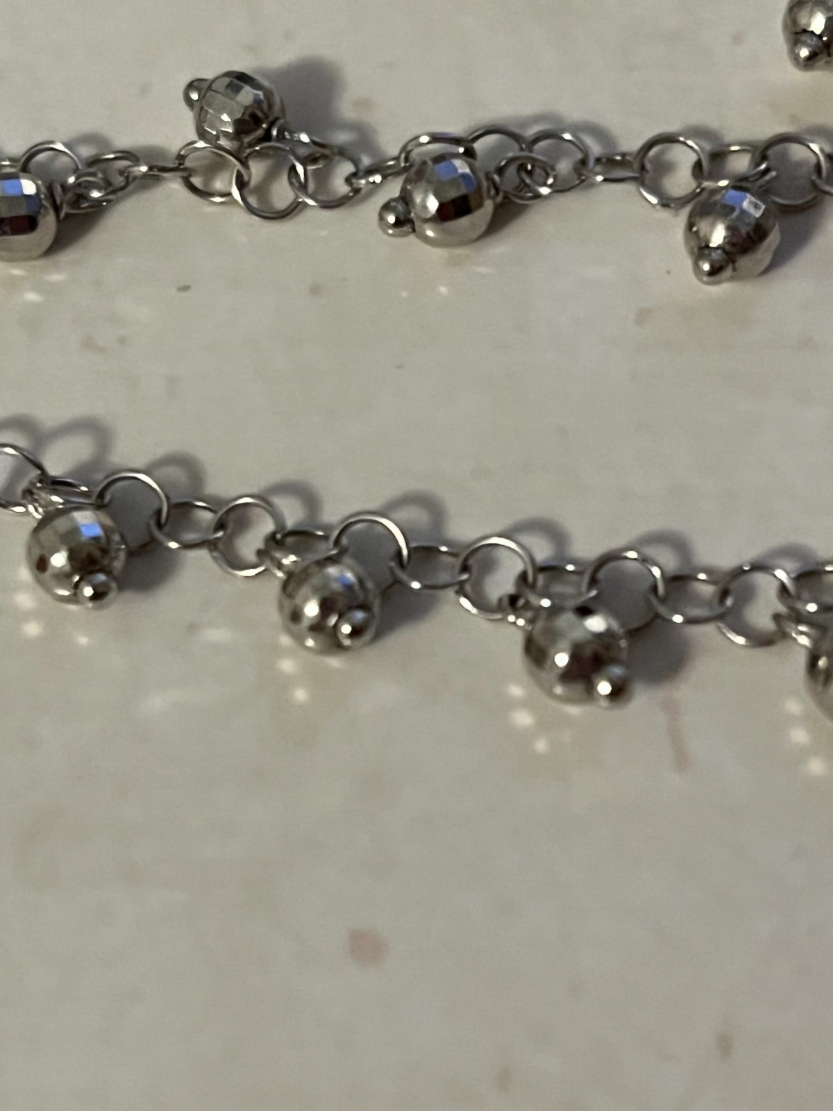 .925 Milor ~ Italy ~ Dangle Bead Necklace ~ 13g ~ 24″ long